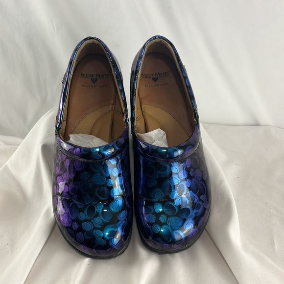 Nurses Mates Pillow Top Purple and Blue Iridescent Shiny Step-Ins - Picture 3 of 9